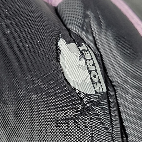 Sorel Snow Command Boots Winter Waterproof Insulation Traction Black Purple 6 - Picture 11 of 15